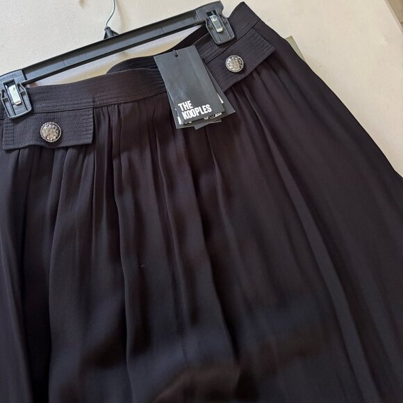 The Kooples sheer, black maxi skirt w/tags sz M - Picture 4 of 7